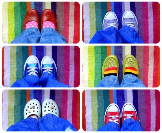 my shoes collage