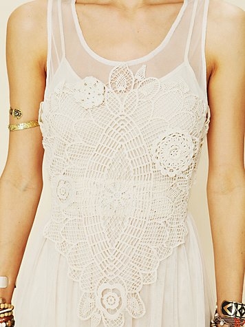 free people crochet dress