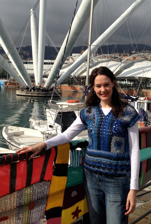 blue crochet top japanese pattern