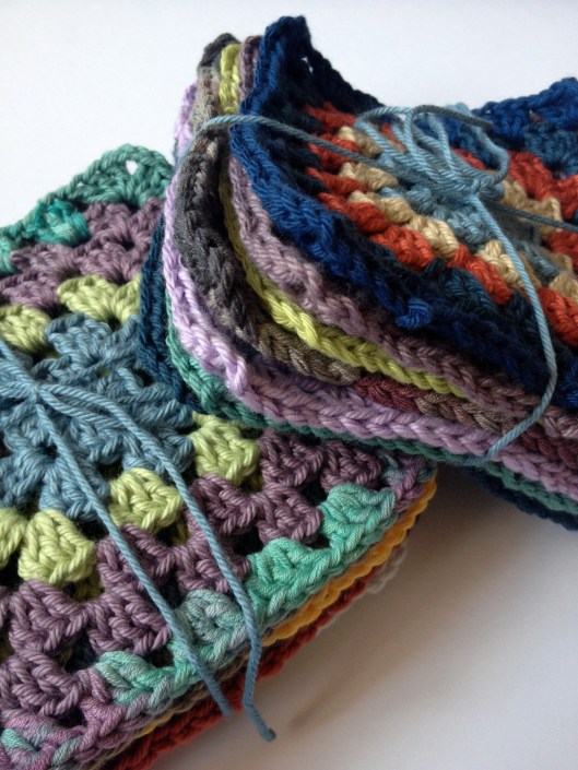Granny square piles