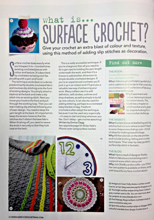 Surface crochet 