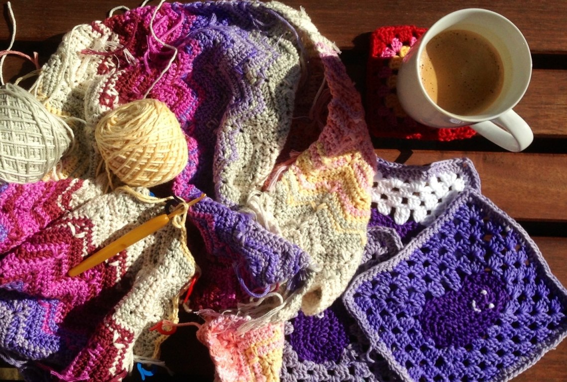 crochet in the sun
