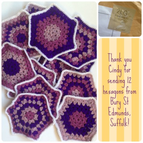 Cindy hexagon collage