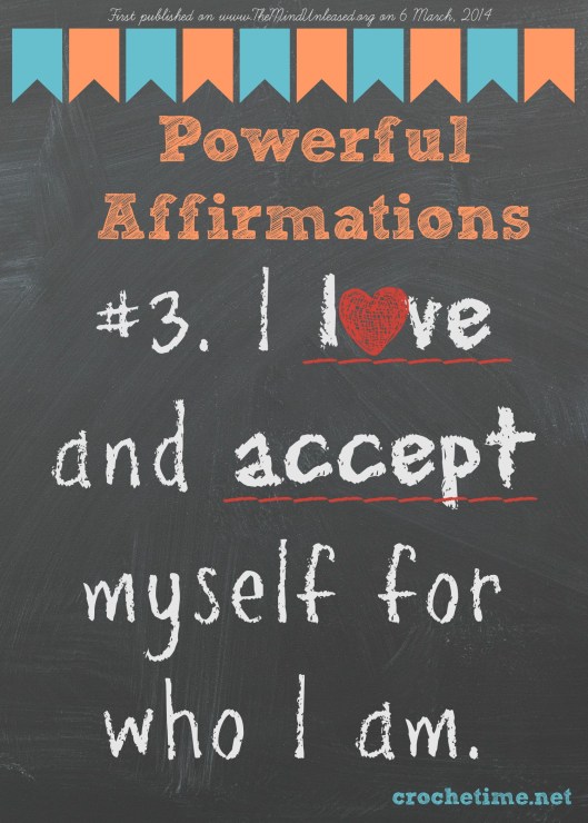 Powerful Affirmation no 3 love and accept myself