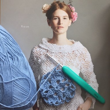 Rose crochet top Natasja King Instagram feed